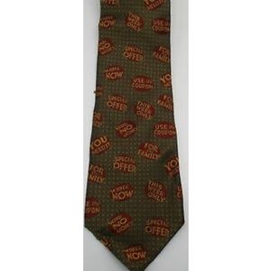 LEE ALLISON FOUR-IN-HANDS funny quotes tie